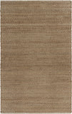 Homeroots 5' X 8' Natural Hand Woven Area Rug  Jute 395159