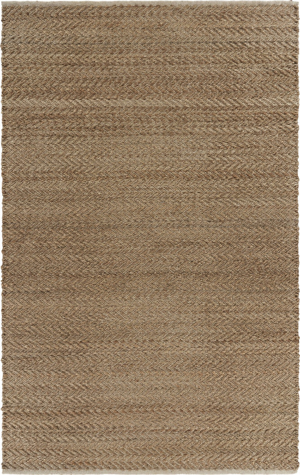 Homeroots 9' X 12' Natural Hand Woven Area Rug  Jute 395161