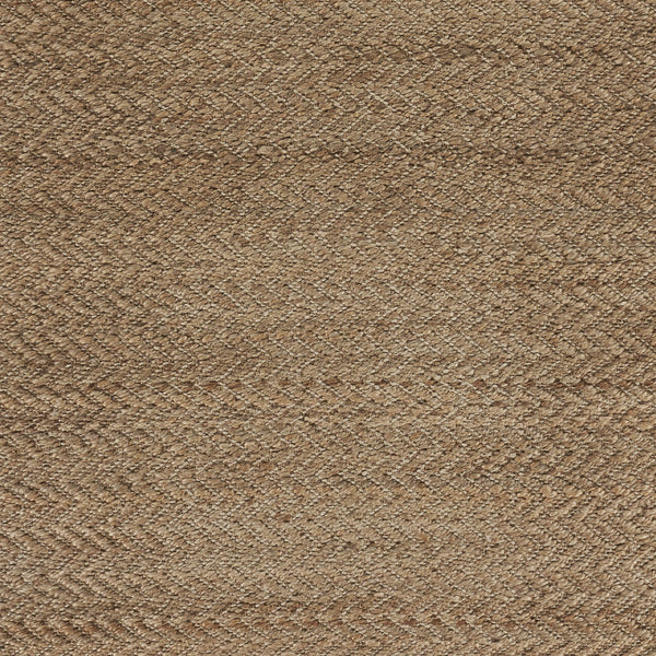 Homeroots 9' X 12' Natural Hand Woven Area Rug  Jute 395161
