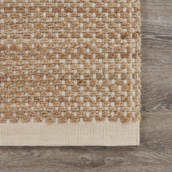 Homeroots 8' X 10' Tan Hand Loomed Area Rug  Jute 395166