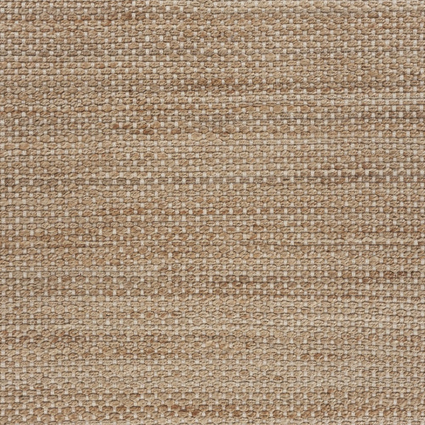 Homeroots 9' X 12' Tan Hand Loomed Area Rug  Jute 395167