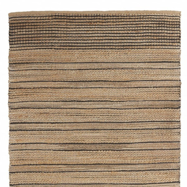 Homeroots 8' X 10' Tan Kilim Flatweave Handmade Area Rug  Jute 395169
