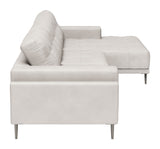 Bliss RAF Chaise Sectional Beige 110370 Zuo Modern