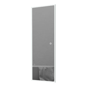 Homeroots Clear Unframed Full Length Hanging Mirror  Glass 395188