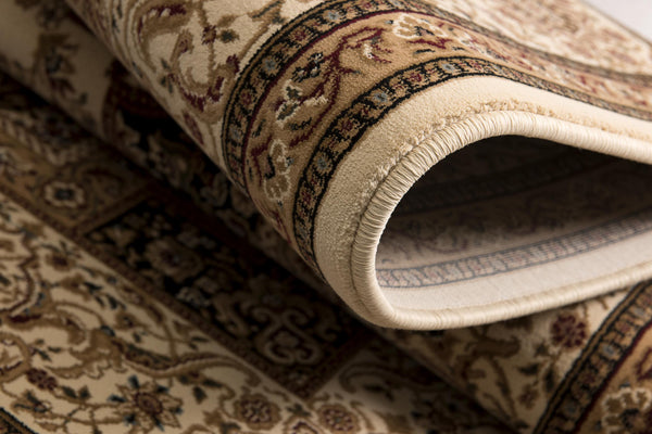 Homeroots 4' X 6' Black And Ivory Oriental Power Loom Area Rug  Olefin 395189