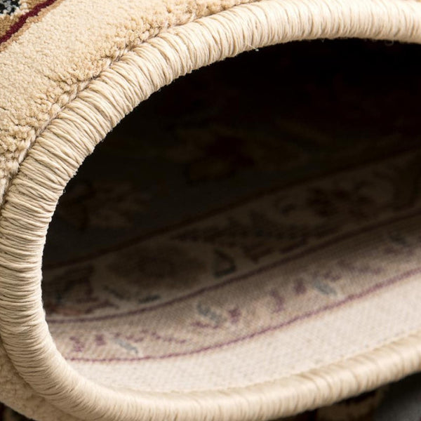 Homeroots 10' Runner Blue And Ivory Oriental Power Loom Runner Rug  Olefin 395269