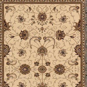 HomeRoots 10' Durable Blue and Ivory Oriental Runner Rug for Hallways – Timeless Style and Lasting Comfort 4x6 395277