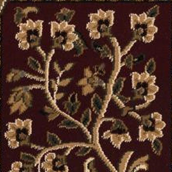 HomeRoots 10' Elegant Beige and Black Oriental Runner Rug for Hallways, Kitchens, and Entryways – Durable Design 8x11 395450