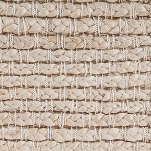 Homeroots 5' X 8' Natural Bleached Contemporary Area Rug  Jute 395484