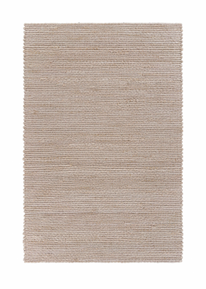 Homeroots 8' X 10' Natural Bleached Contemporary Area Rug  Jute 395485