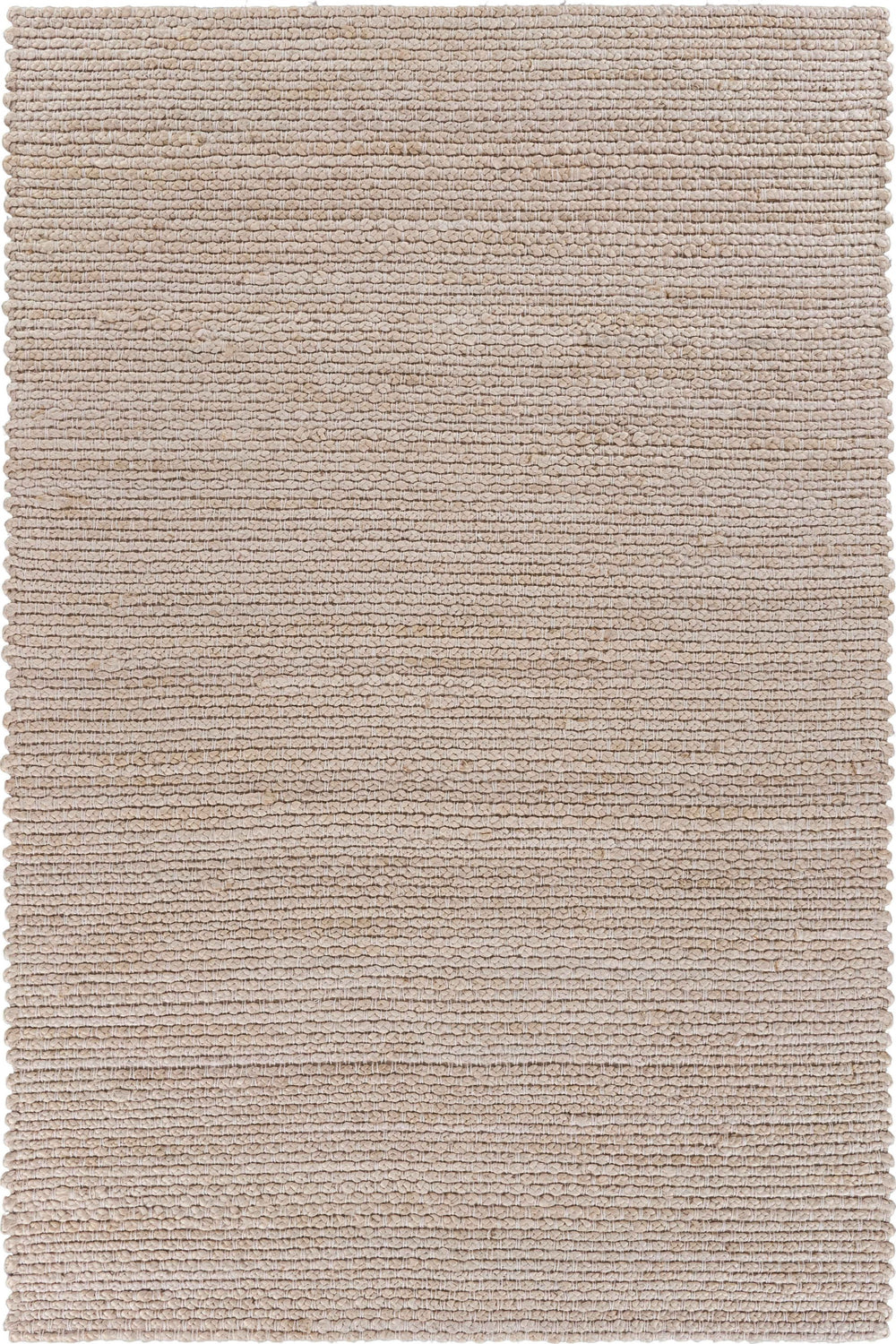 Homeroots 9' X 12' Natural Bleached Contemporary Area Rug  Jute 395486