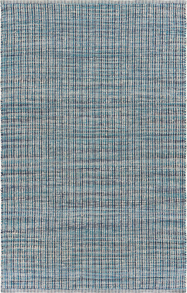 Homeroots 5' X 8' Classic Blue Jute Area Rug  Jute 395491