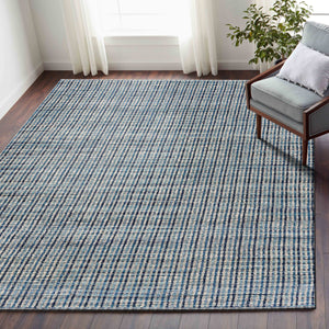 Homeroots 5' X 8' Classic Blue Jute Area Rug  Jute 395491