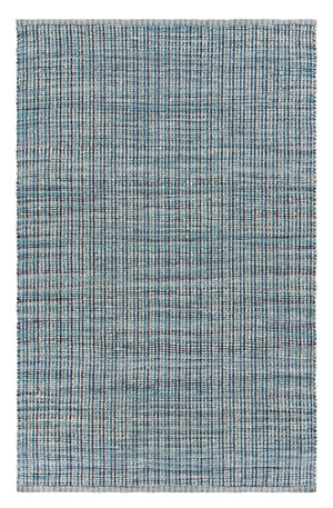 Homeroots 8' X 10' Blue Hand Loomed Area Rug  Jute 395492