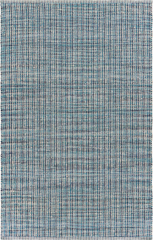 Homeroots 9' X 12' Blue Hand Loomed Area Rug  Jute 395493