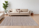 Homeroots 9' X 12' Brown And Beige Toned Jute Area Rug  Jute 395496