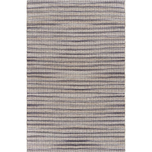 Homeroots 8' X 10' Brown And Gray Striped Area Rug  Jute 395498