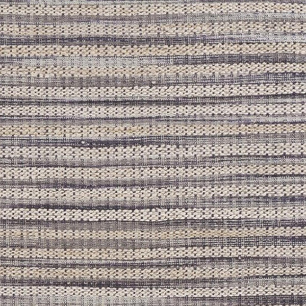 HomeRoots 8' Brown and Gray Striped Area Rug - Hand-Loomed Comfort for Modern Living Rooms and Bedrooms 8' X 10' 395498