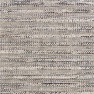 Homeroots 8' X 10' Blue And Cream Braided Jute Area Rug  Jute 395504