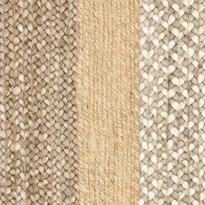 Homeroots 8' X 10' Tan Hand Braided Area Rug  Jute 395556