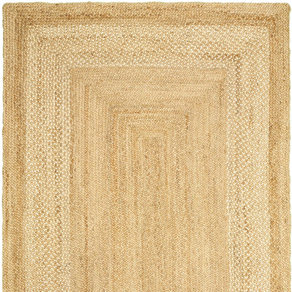 Homeroots 5' X 8' Classic Tan Bordered Area Rug  Jute 395564