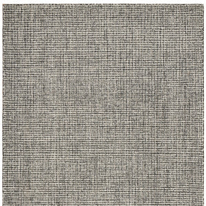 Homeroots 8' X 10' Gray Wool Handmade Area Rug Black Wool 395573