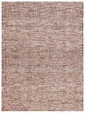 Brown Detailed Weave Area Rug - Luxurious 100% Wool, Cozy Medium Pile for Elegant Interiors