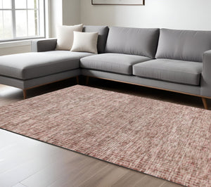 HomeRoots 9' Artisan-Inspired Brown Detailed Weave Area Rug for Cozy Comfort and Timeless Style in Any Room 9' x 12' Multi 395583