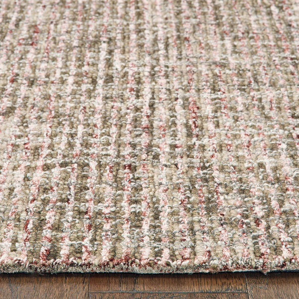 Homeroots 9' X 12' Brown Detailed Weave Area Rug Multi Wool 395583