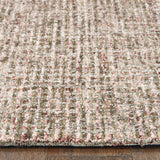 Homeroots 9' X 12' Brown Detailed Weave Area Rug Multi Wool 395583