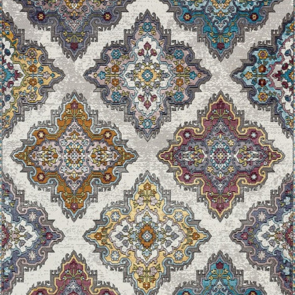 HomeRoots 5' Contemporary Blue Area Rug - Machine-Woven Durability, Soft Texture, Perfect for Any Room 5' X 8' 395717