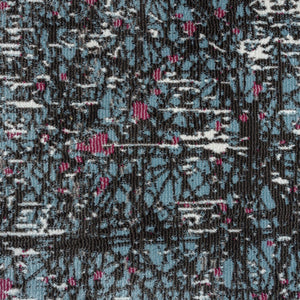 HomeRoots 5' Modern Blue Chaotic Strokes Area Rug - Artistic Abstract Design for Contemporary Spaces 5' X 8' 395762