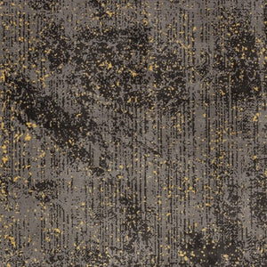 Homeroots 5' X 8' Gray And Yellow Abstract Sprinkle Area Rug  Polypropylene 395768