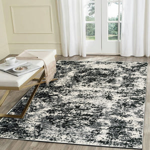 Homeroots 8' X 10' Gray Area Rug  Polypropylene 395773