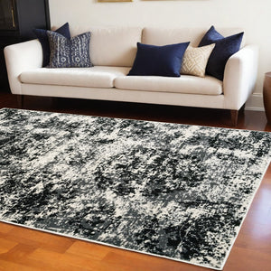 Homeroots 8' X 10' Gray Area Rug  Polypropylene 395773
