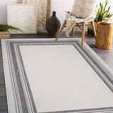 Homeroots 5' X 7' Gray Indoor Outdoor Area Rug  Polypropylene 395839