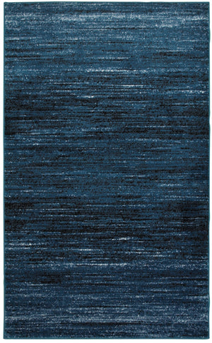 Homeroots 5' X 7' Blue Abstract Ocean Area Rug  Olefin 395874
