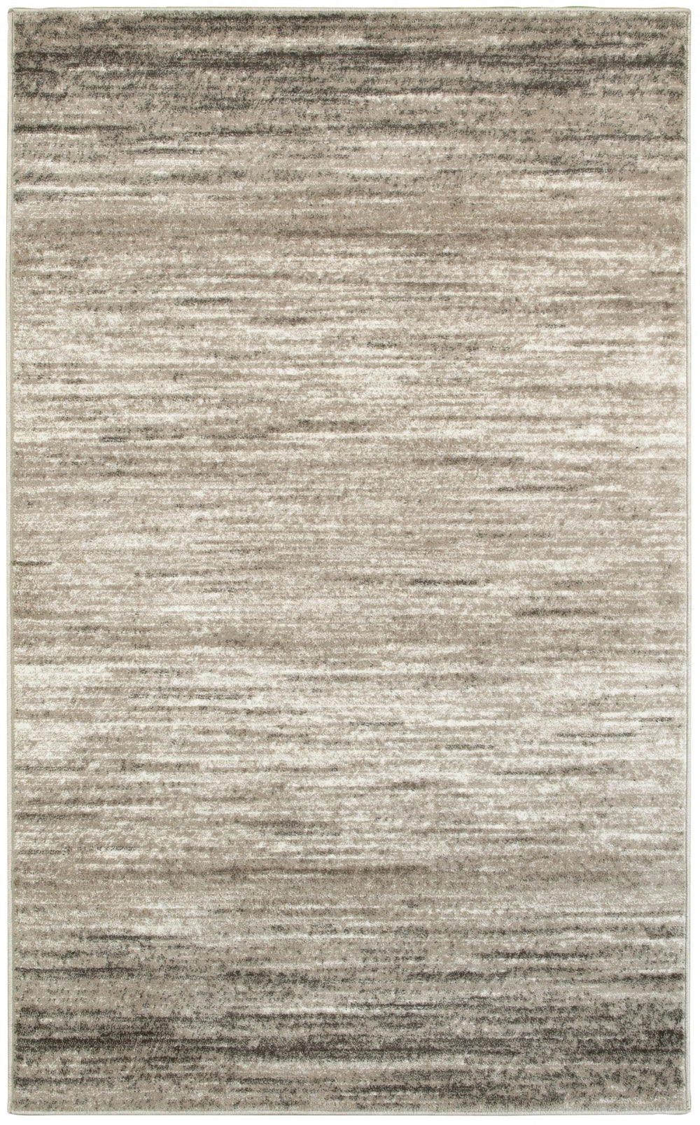 Homeroots 5' X 7' Beige Abstract Striations Area Rug  Olefin 395876
