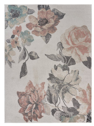 HomeRoots 8' Modern Pink and Ivory Area Rug – Soft, Durable, Easy-Care Design for Cozy Living Spaces and More 8' X 10' 395884