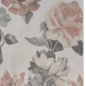 HomeRoots 8' Modern Pink and Ivory Area Rug – Soft, Durable, Easy-Care Design for Cozy Living Spaces and More 8' X 10' 395884
