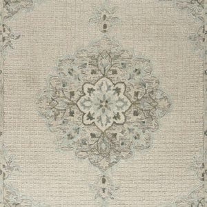 HomeRoots 8' Ivory Handmade Wool Area Rug - Timeless Elegance and Cozy Comfort for Any Living Space 8' X 10' 395930