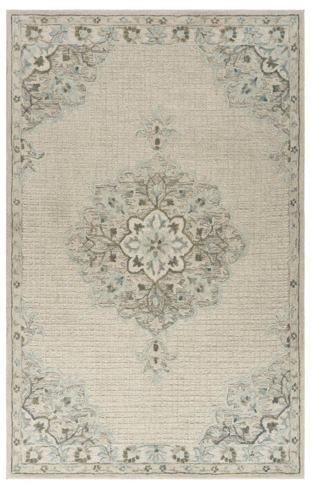 HomeRoots 8' Ivory Handmade Wool Area Rug - Timeless Elegance and Cozy Comfort for Any Living Space 8' X 10' 395930