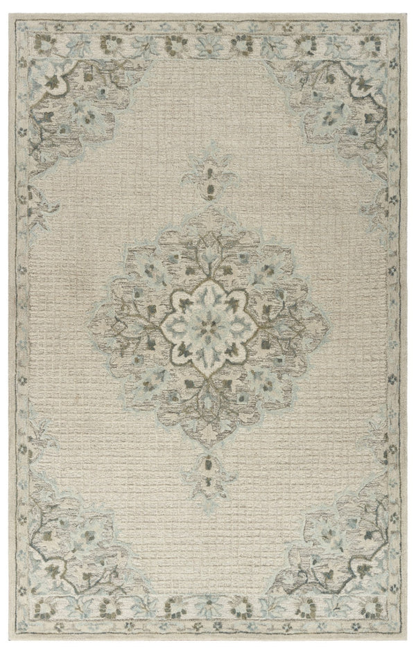 HomeRoots 8' Ivory Handmade Wool Area Rug - Timeless Elegance and Cozy Comfort for Any Living Space 8' X 10' 395930