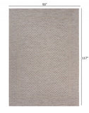 Homeroots 8' X 10' Gray Indoor Outdoor Area Rug  Polypropylene 395972