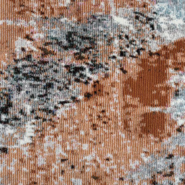 HomeRoots 8' Rustic Brown Abstract Area Rug - Contemporary Design with Earthy Tones for Modern Living Spaces 8' X 10' 395986