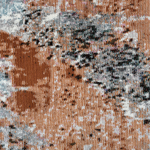 HomeRoots 8' Rustic Brown Abstract Area Rug - Contemporary Design with Earthy Tones for Modern Living Spaces 8' X 10' 395986