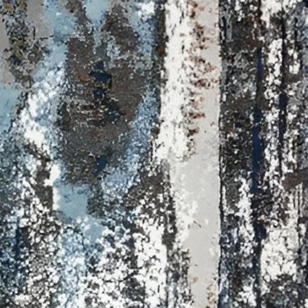 HomeRoots 8' Abstract Marble Area Rug in Soothing Blue and Gray Striations - Modern, Durable, and Stylish Focal Point 8' X 10' 395988