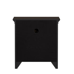 Arlene Rubberwood Nightstand with 3 Drawers and Built-in Usb Charging Ports