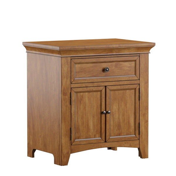 Arlene Nightstand with Drawer Cabinet and Built-in Usb Charging Ports for Bedroom
