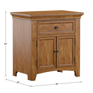 Arlene Nightstand with Drawer Cabinet and Built-in Usb Charging Ports for Bedroom